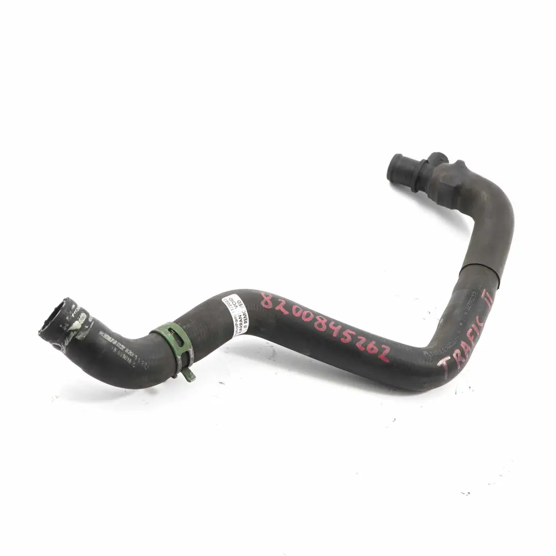 Tuyau eau Refroidissement moteur Radiateur Chauffage pour Renault Trafic 2 à propos du numéro de pièce 8200845262 Renault Trafic 2 Tuyau eau Refroidissement moteur Radiateur Chauffage - SKU 8200845262 - Numéro de pièce 8200845262