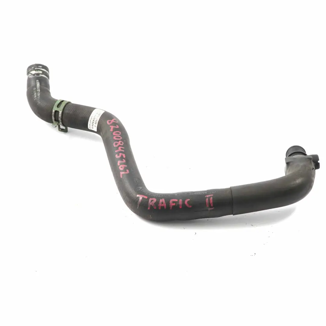 Tuyau eau Refroidissement moteur Radiateur Chauffage pour Renault Trafic 2 à propos du numéro de pièce 8200845262 Renault Trafic 2 Tuyau eau Refroidissement moteur Radiateur Chauffage - SKU 8200845262 - Numéro de pièce 8200845262