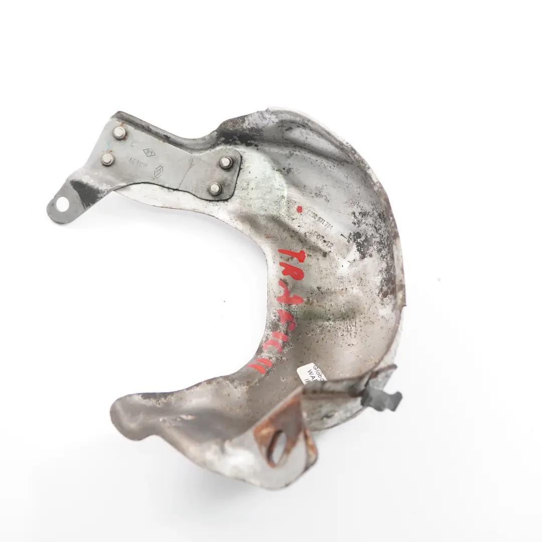 Piastra paracalore scarico per Renault Trafic II 2.0 DCI Master III 2.3 con numero di parte 8200871784 Renault Trafic II 2.0 DCI Master III 2.3 Piastra paracalore scarico - SKU 8200871784 - Numero di parte 8200871784