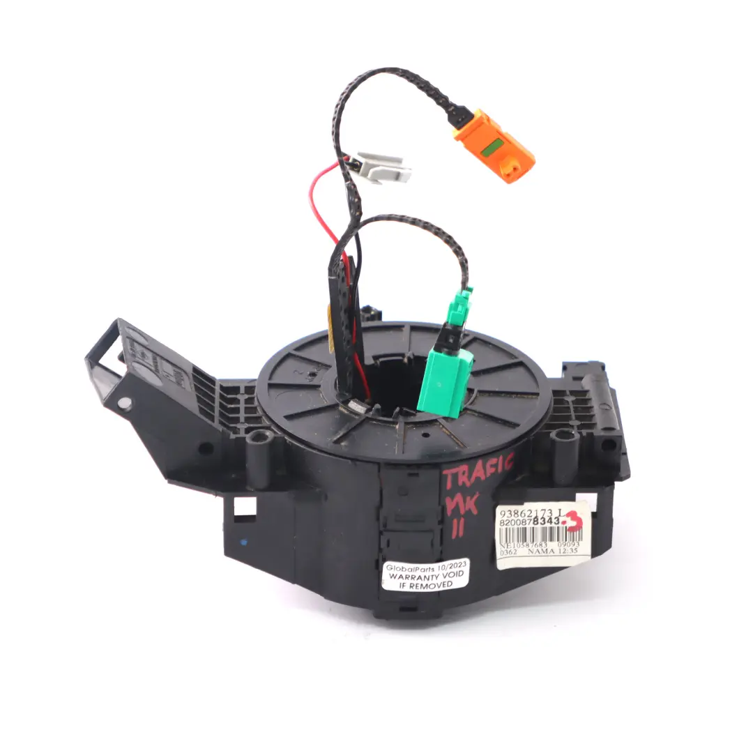 Slip Ring Squib Unit para Renault Trafic 2 Opel Vivaro A Volante con número de pieza 8200878343 Renault Trafic 2 Opel Vivaro A Volante Slip Ring Squib Unit - SKU 8200878343-3 - Número de pieza 8200878343