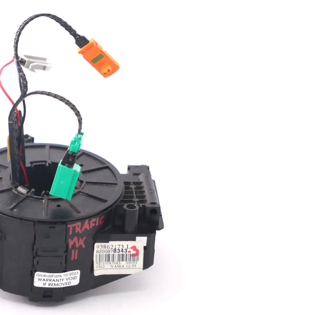 Slip Ring Squib Unit para Renault Trafic 2 Opel Vivaro A Volante con número de pieza 8200878343 Renault Trafic 2 Opel Vivaro A Volante Slip Ring Squib Unit - SKU 8200878343-3 - Número de pieza 8200878343