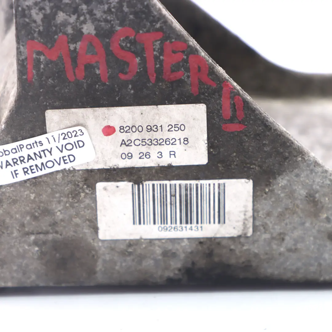 Renault Master 2 Opel Movano A 2.5 DCI Motor halterung - SKU 8200931250 - Teilenummer 8200931250