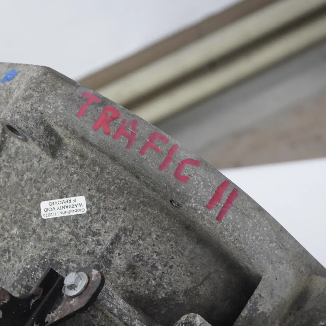 Gearbox 6 Speed PF6024 PF6 WARRANTY to Renault Trafic II Vauxhall Vivaro A Manual with Part number 8200956118 Renault Trafic II Vauxhall Vivaro A Manual Gearbox 6 Speed PF6024 PF6 WARRANTY - SKU 8200956118 - Part number 8200956118