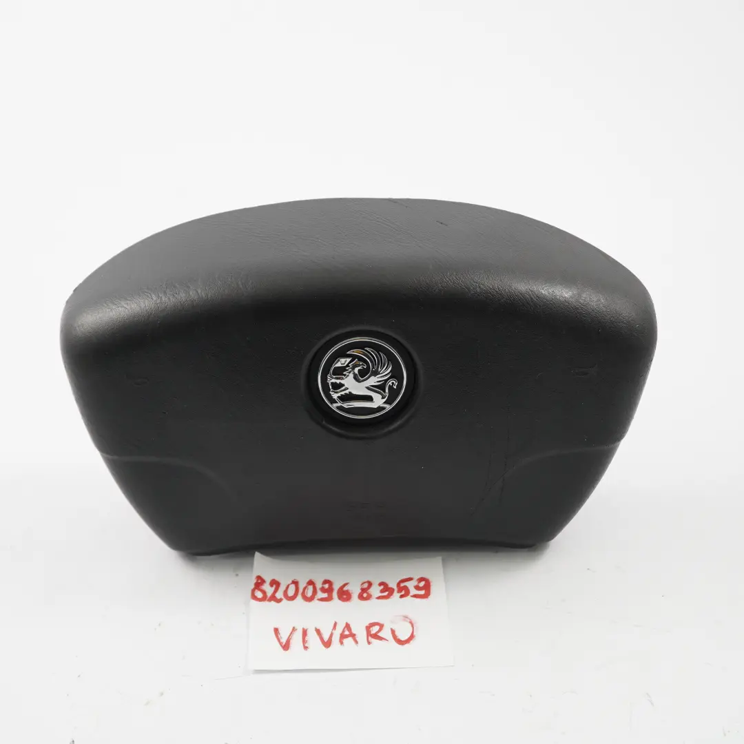 Vauxhall Vivaro A Steering Wheel Air Bag Driver Module Airbag Black - SKU 8200968359 - Part number 8200968359