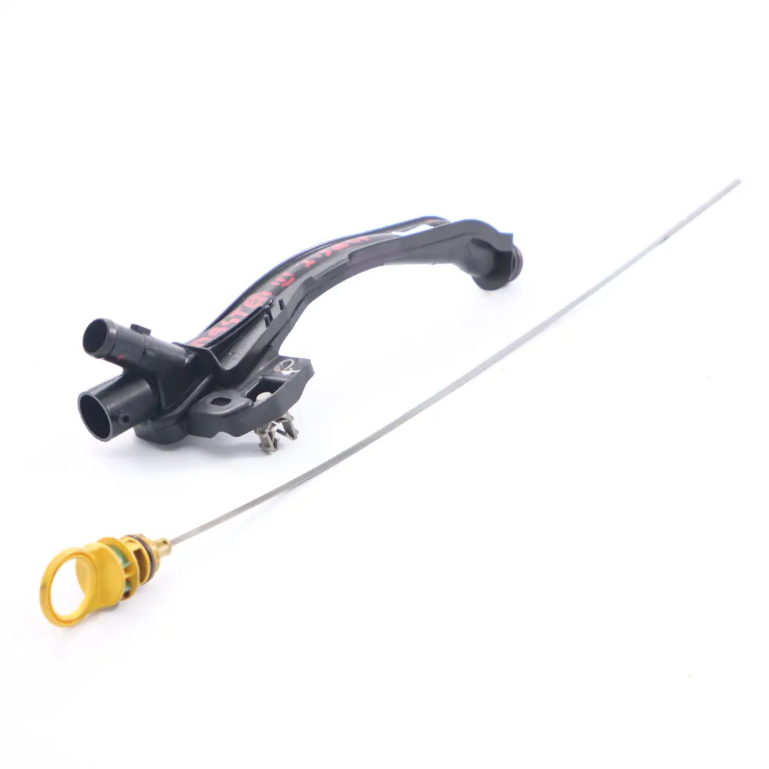 Guide Tube Oil Level Dipstick to Renault Master III 2.3 DCI Diesel with Part number 8201026919 Renault Master III 2.3 DCI Diesel Guide Tube Oil Level Dipstick - SKU 8201026919 - Part number 8201026919