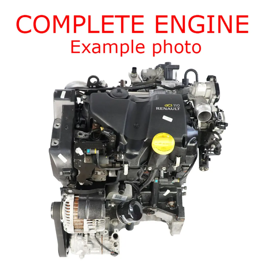 Renault Scenic Megane 3 1.5 dCi Silnik Goły Słupek K9K 837 K9KN837 110KM - SKU 8201102324 - Numer Części 8201102324