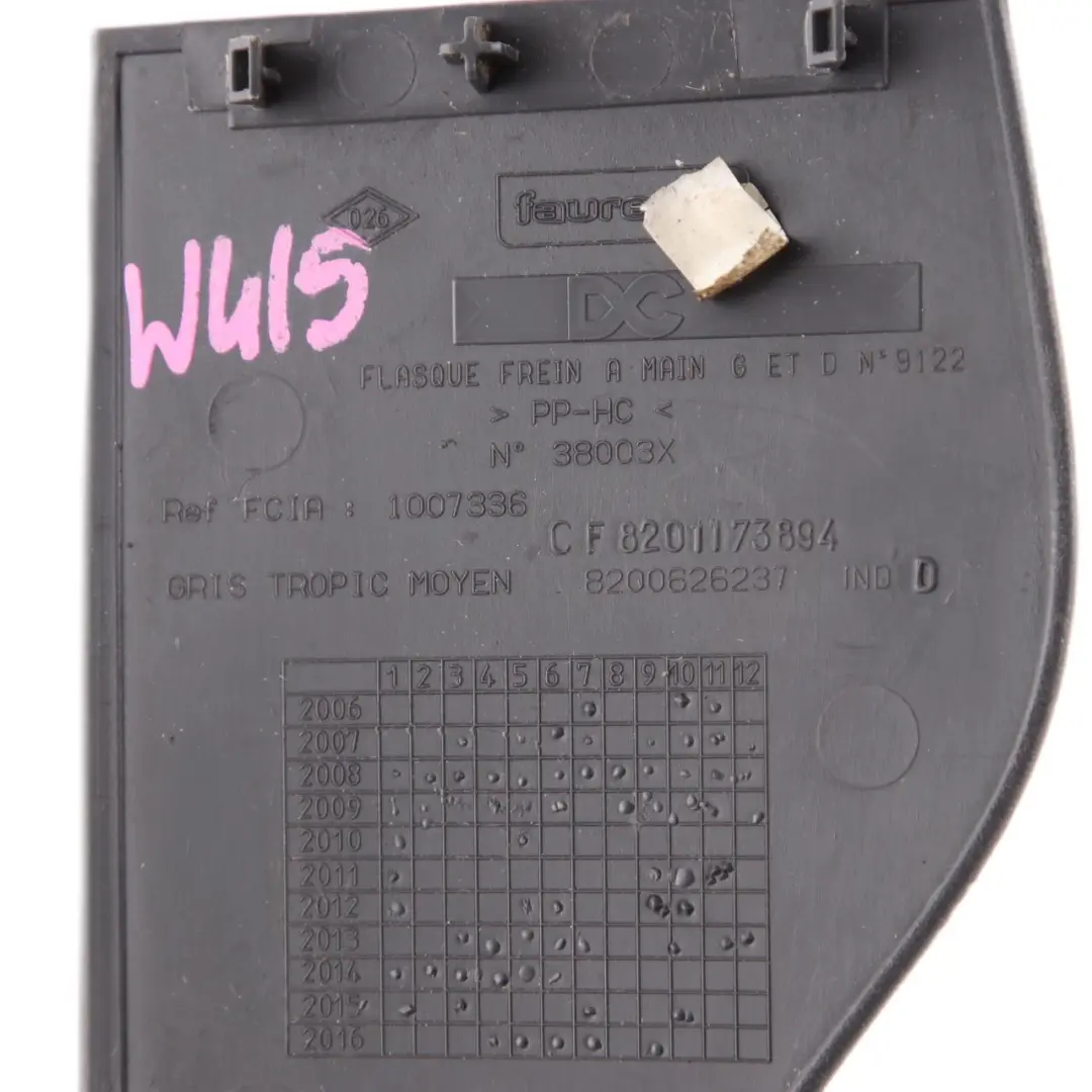 Mercedes-Benz Citan W415 Interior Trim Panel Cover Black 8200626237 to with Part number 8201173894 Mercedes-Benz Citan W415 Interior Trim Panel Cover Black 8200626237 - SKU 8201173894 - Part number 8201173894