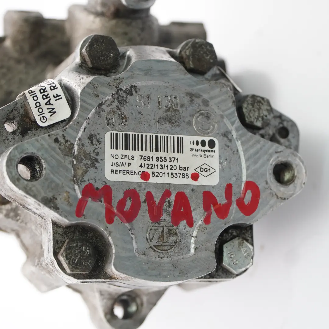 Renault Master II Vauxhall Movano A DCI Power Steering Pump Unit - SKU 8201183788 - Part number 8201183788
