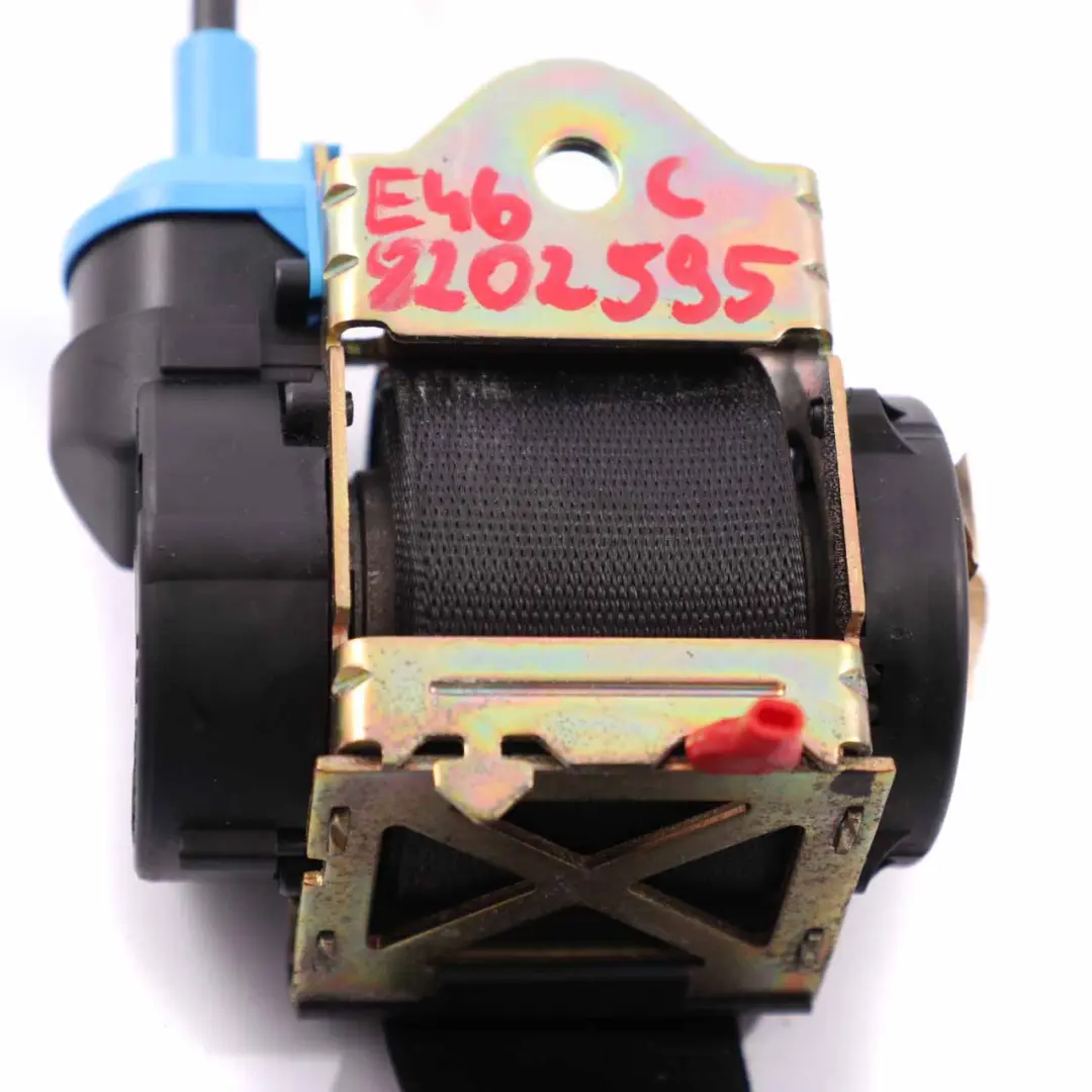 BMW E46 Ceinture sécurité supérieure avant pour cabriolet Noir - SKU 8202595 - Numéro de pièce 8202595