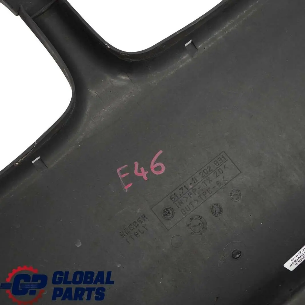 BMW 3 Series E46 Front Radiator Slam Panel Support Air Intake Duct - SKU 8202831 - Part number 8202831