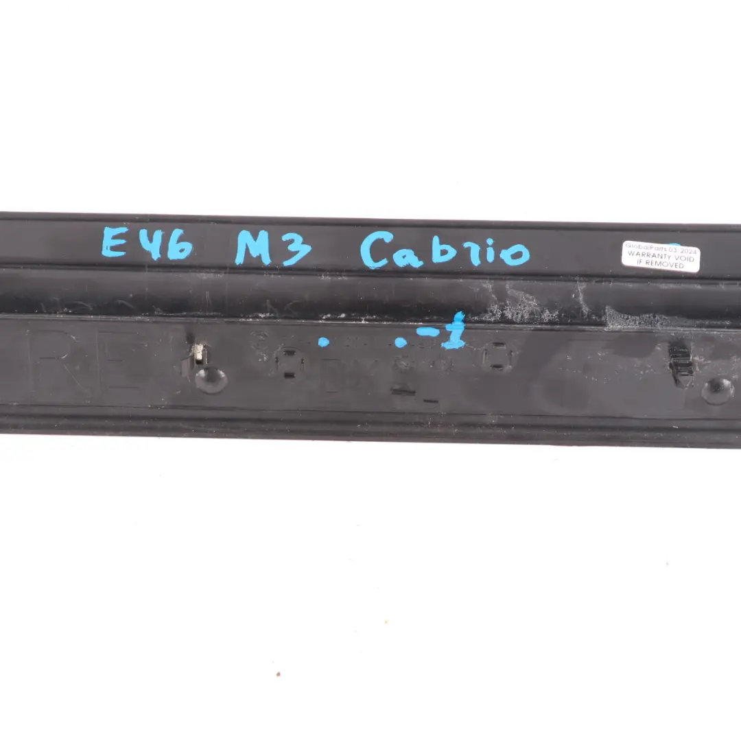 BMW E46 Coupé Moldura Puerta Entrada Derecha Lado Exterior - SKU 8204114-1 - Número de pieza 8204114