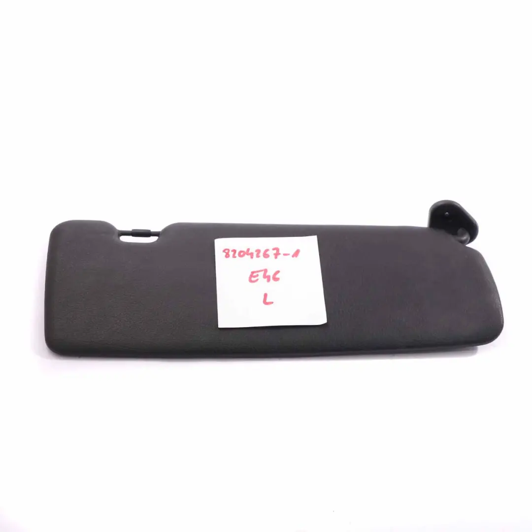 Sonnenblende Spiegel links schwarz Abdeckung Sonnenblende für BMW E46 Cabrio mit Teilenummer 8204267 BMW E46 Cabrio Sonnenblende Spiegel links schwarz Abdeckung Sonnenblende - SKU 8204267-1 - Teilenummer 8204267