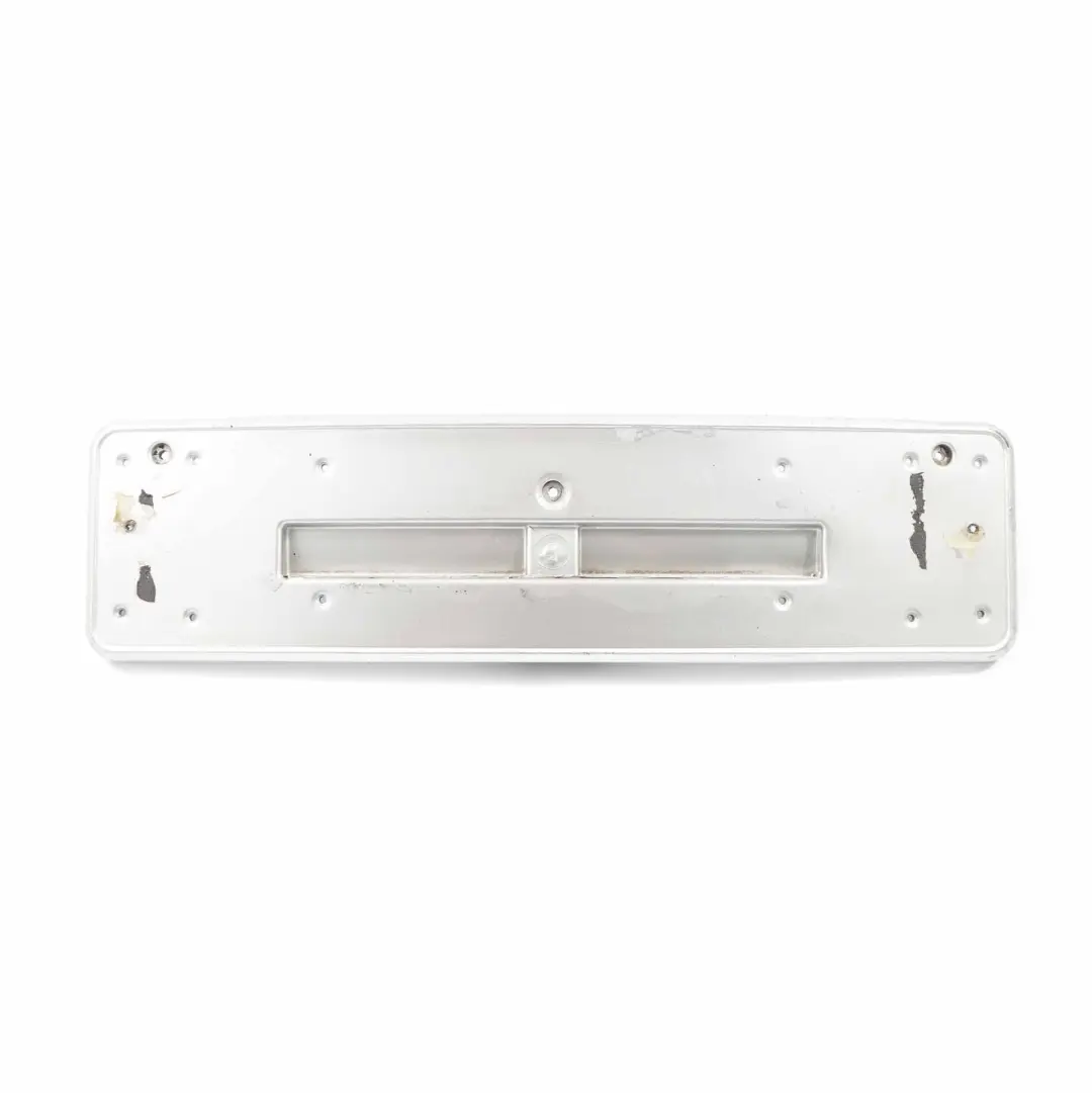 Licence Plate Holder BMW E46 Coupe Cabrio Front Bumper Panel Titan Silver - 354 to with Part number 8204367 Licence Plate Holder BMW E46 Coupe Cabrio Front Bumper Panel Titan Silver - 354 - SKU 8204367-TS - Part number 8204367