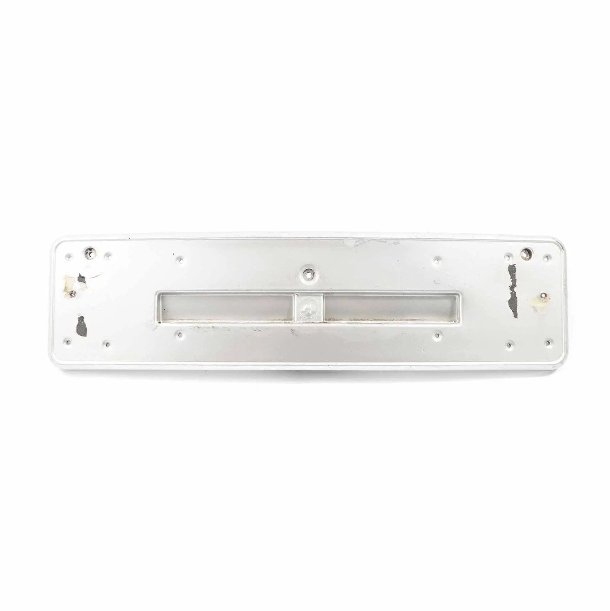 BMW E46 Support de plaque d'immatriculation pare-chocs avant Titansilber - 354