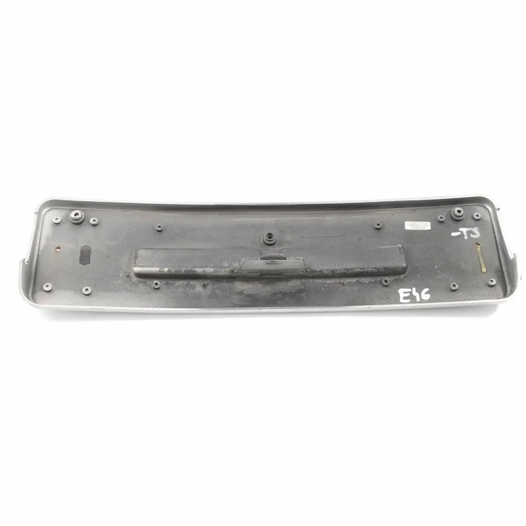 Portatarga BMW E46 Coupe Cabrio Pannello paraurti anteriore Titan Silver - 354  - SKU 8204367-TS - Numero di parte 8204367