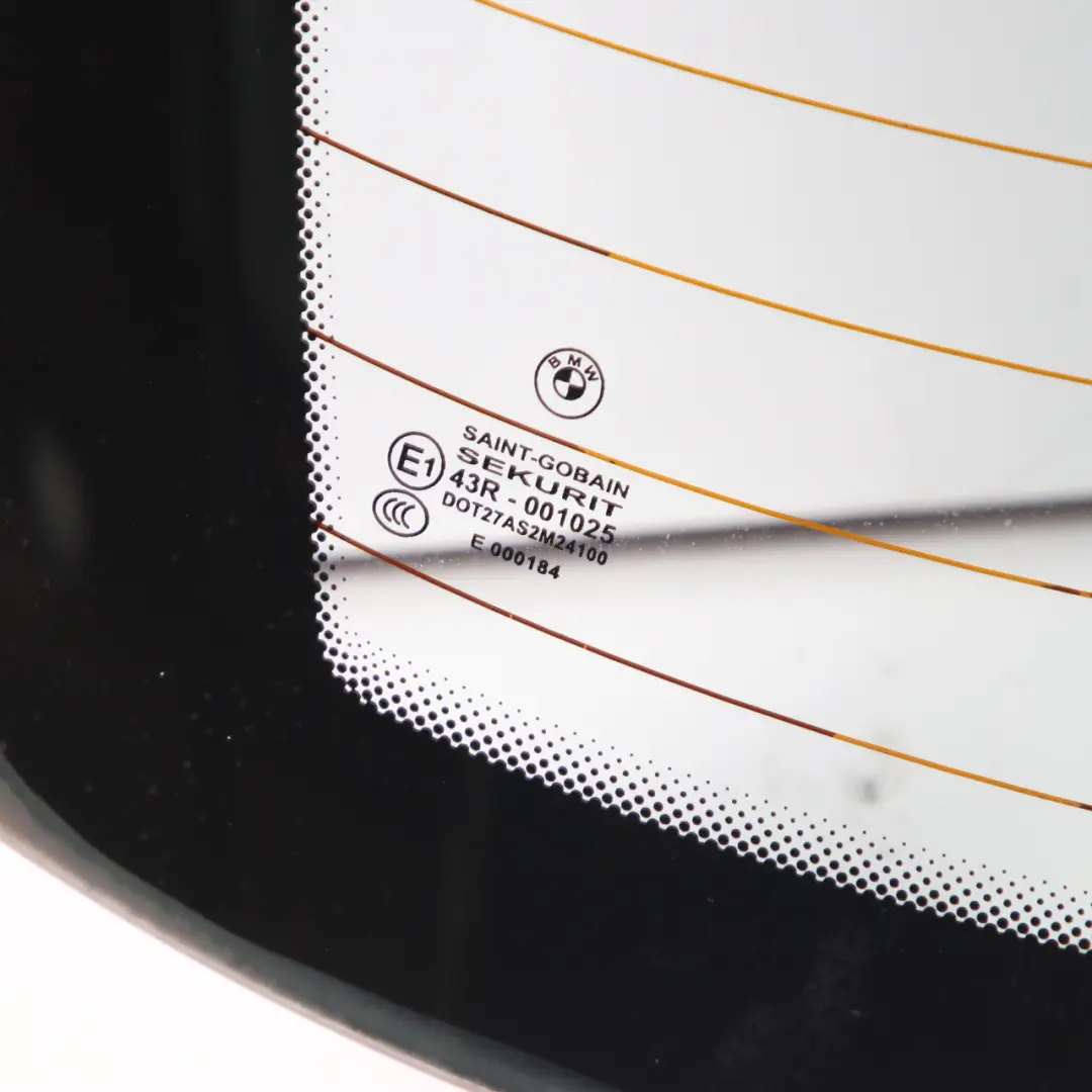 BMW E46 Coupe Rear Window Tailgate Boot Trunk Lid Glass Glazing AS2 - SKU 8208469 - Part number 8208469