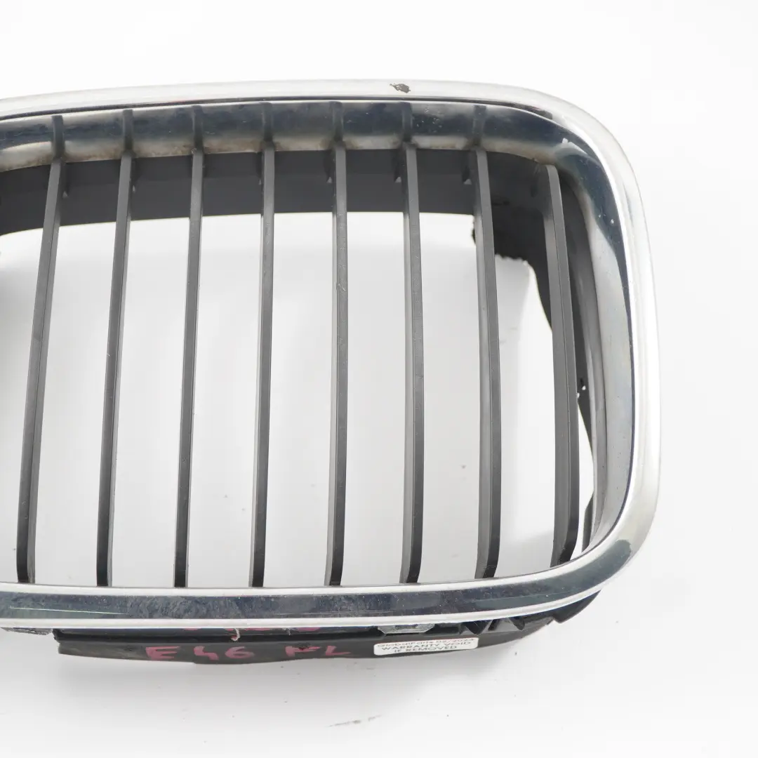 Front Bumper Centre Grille Left N/S Chrome to BMW 3 Series E46 with Part number 8208489 BMW 3 Series E46 Front Bumper Centre Grille Left N/S Chrome - SKU 8208489 - Part number 8208489