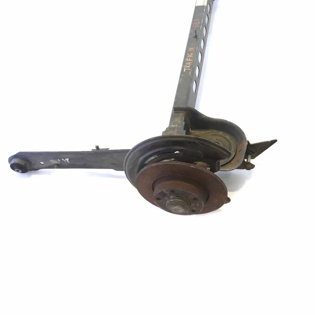 Eje trasero Renault Trafic 2 Opel Vivaro A Conjunto soporte suspensión para con número de pieza 820937818 Eje trasero Renault Trafic 2 Opel Vivaro A Conjunto soporte suspensión - SKU 820937818 - Número de pieza 820937818