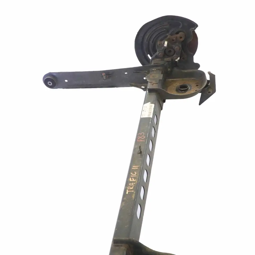 Essieu arrière Renault Trafic 2 Opel Vivaro A support suspension pour à propos du numéro de pièce 820937818 Essieu arrière Renault Trafic 2 Opel Vivaro A support suspension - SKU 820937818 - Numéro de pièce 820937818