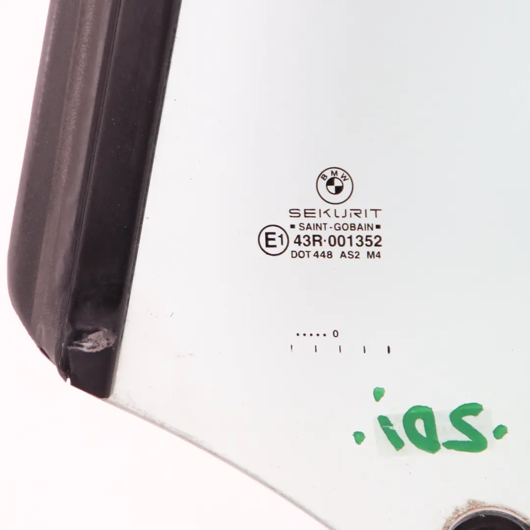 BMW E46 Convertible Side Window Quarter Glass Green Rear Left N/S AS2 - SKU 8209423 - Part number 8209423