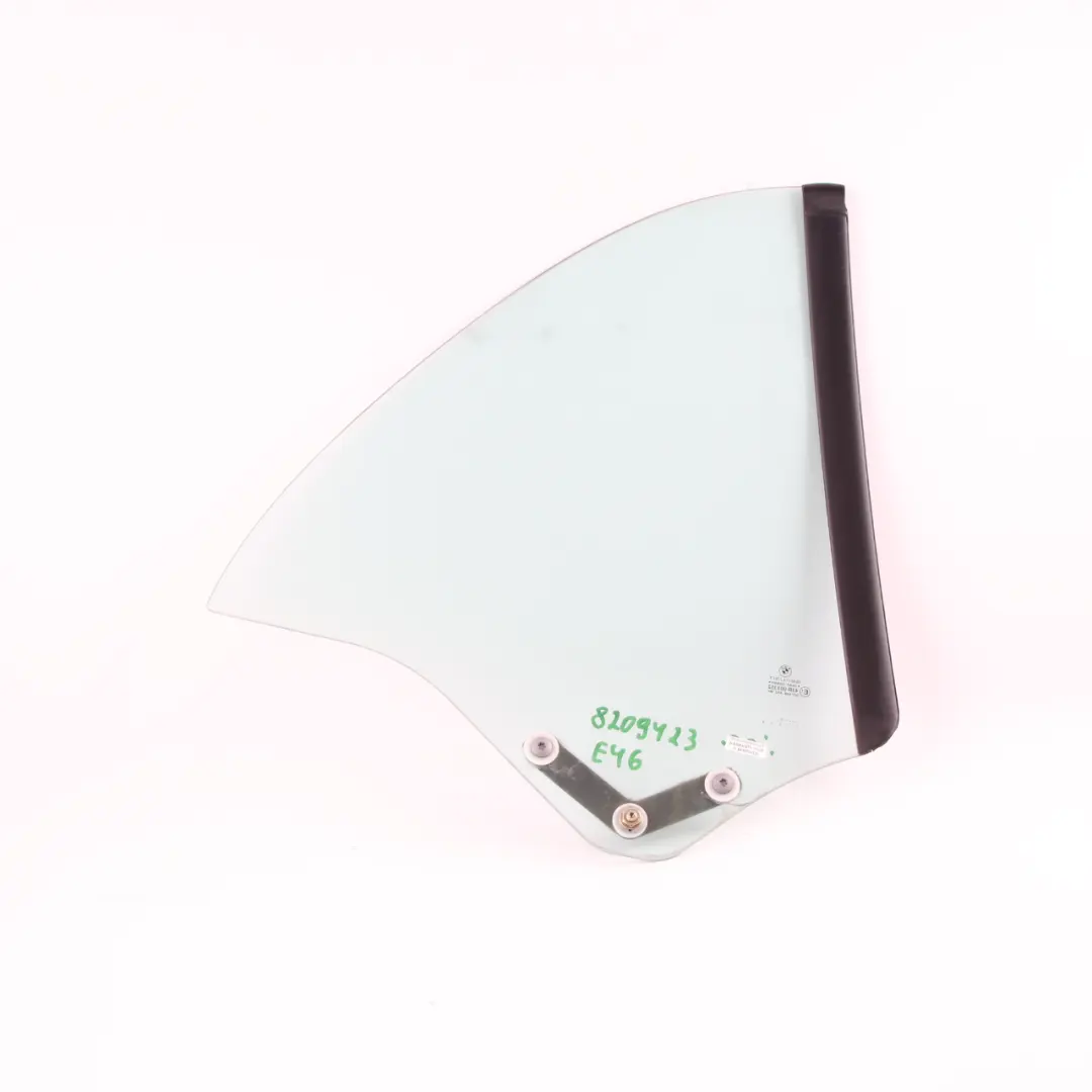BMW E46 Convertible Side Window Quarter Glass Green Rear Left N/S AS2 - SKU 8209423 - Part number 8209423