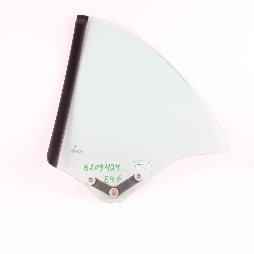 BMW E46 Cabrio Seitenscheibe Viertel Glas Grün Hinten Rechts AS2 - SKU 8209424-1 - Teilenummer 8209424