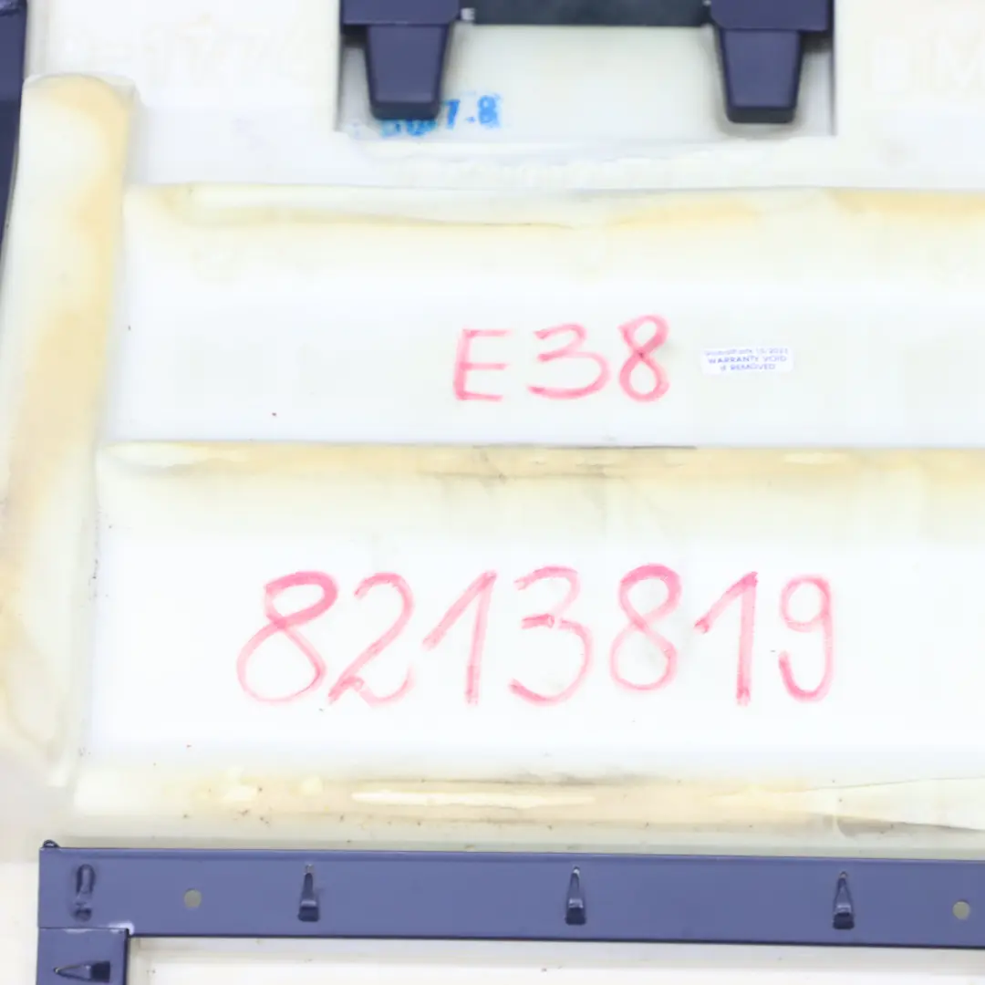 BMW E38 Siedzisko Kanapy Tylne Siedzenie Czarna Skóra - SKU 8213819 - Numer Części 8213819