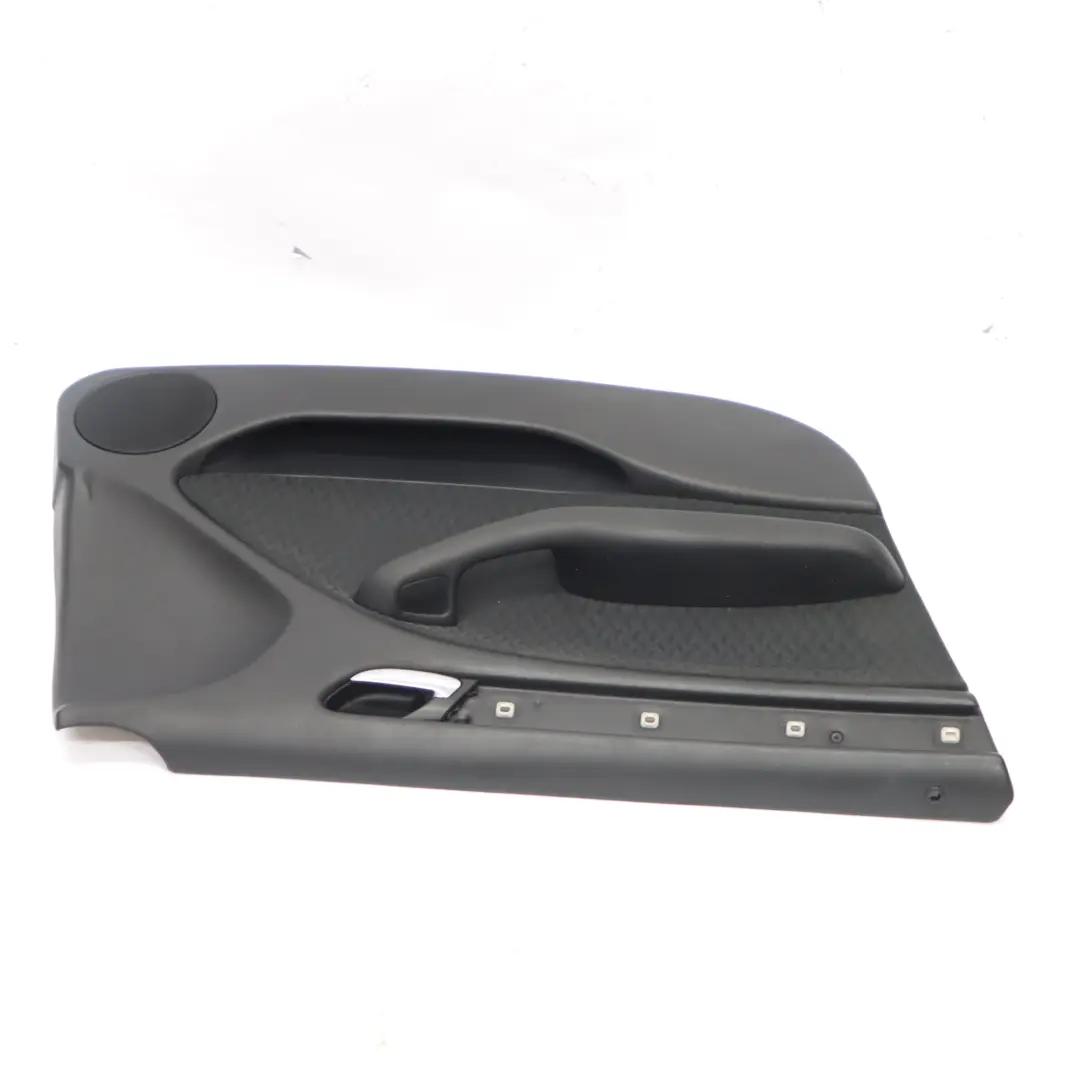 Tarjeta de puerta Delantero Izquierdo Panel Forro de puerta Tela para BMW E46 con número de pieza 8217203 BMW E46 Tarjeta de puerta Delantero Izquierdo Panel Forro de puerta Tela - SKU 8217203 - Número de pieza 8217203