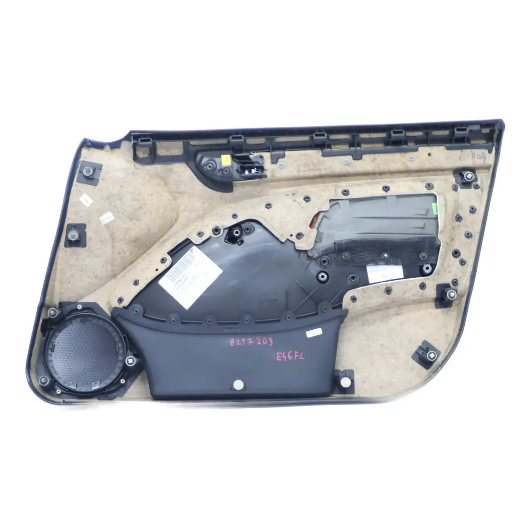 BMW E46 Panneau de garniture avant gauche de porte en tissu - SKU 8217203 - Numéro de pièce 8217203
