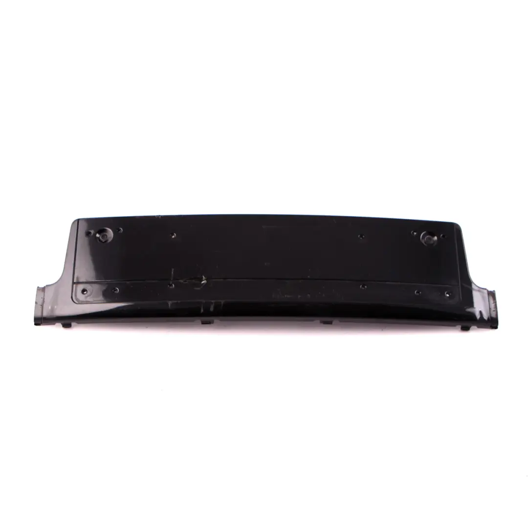 Front Bumper Licence Plate Base Black Sapphire 8223229 to BMW 7 Series E65 E66 with Part number 7043454 BMW 7 Series E65 E66 Front Bumper Licence Plate Base Black Sapphire 8223229 - SKU 8223229-BS - Part number 7043454