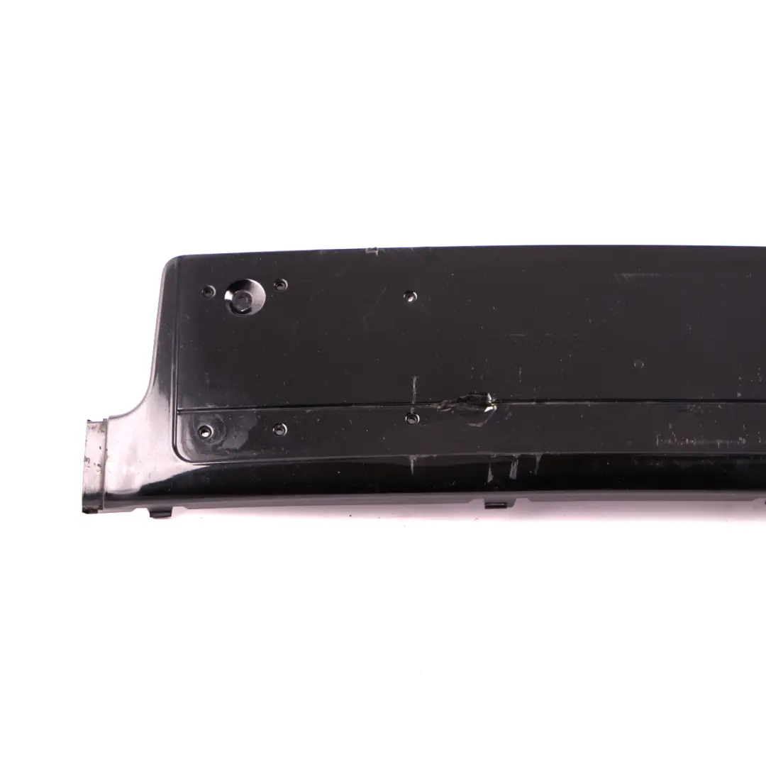 BMW 7 Series E65 E66 Front Bumper Licence Plate Base Black Sapphire 8223229 - SKU 8223229-BS - Part number 7043454