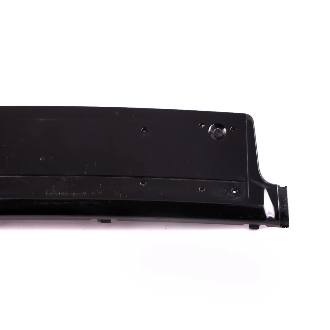 BMW 7 Series E65 E66 Front Bumper Licence Plate Base Black Sapphire 8223229 - SKU 8223229-BS - Part number 7043454