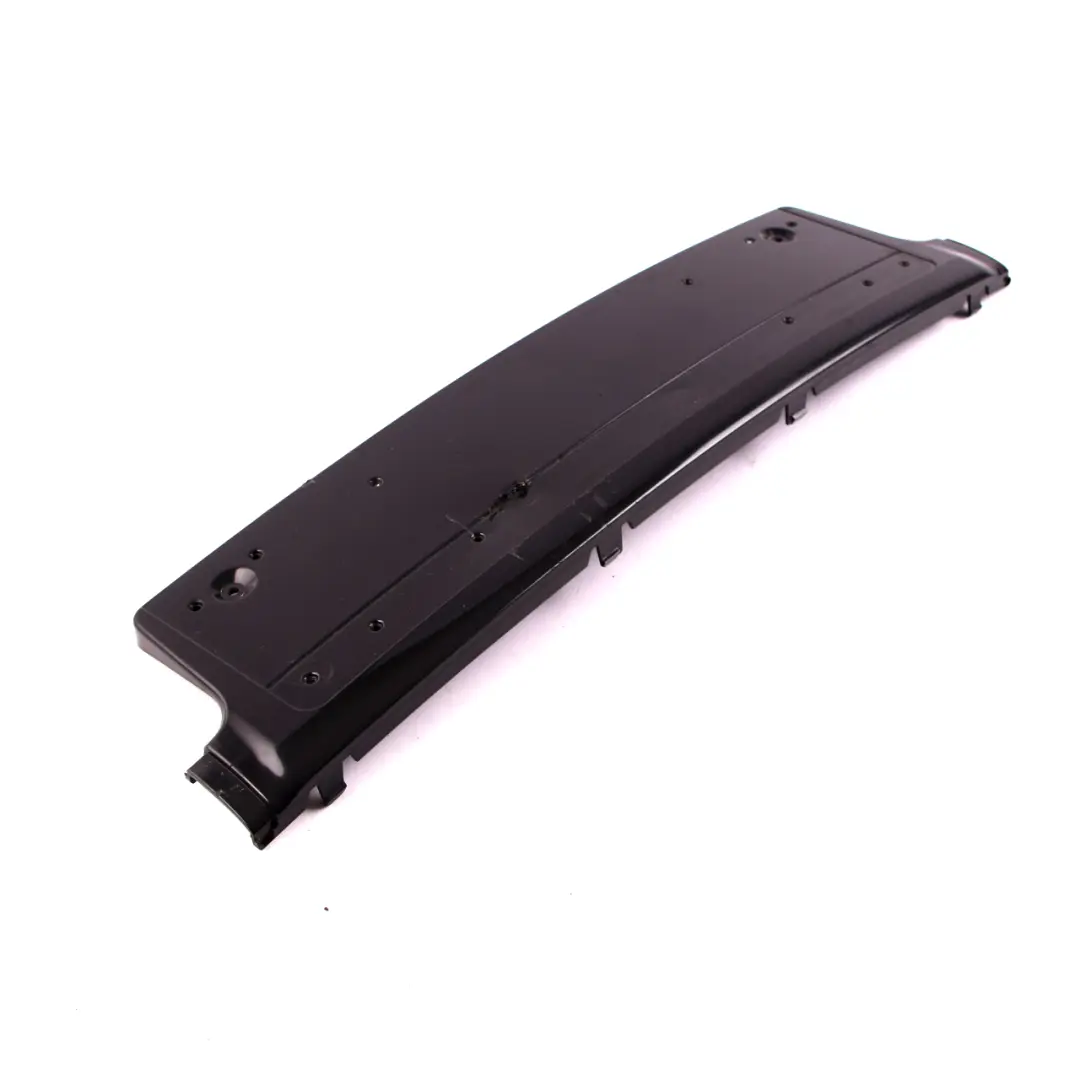 BMW 7 Series E65 E66 Front Bumper Licence Plate Base Black Sapphire 8223229 - SKU 8223229-BS - Part number 7043454