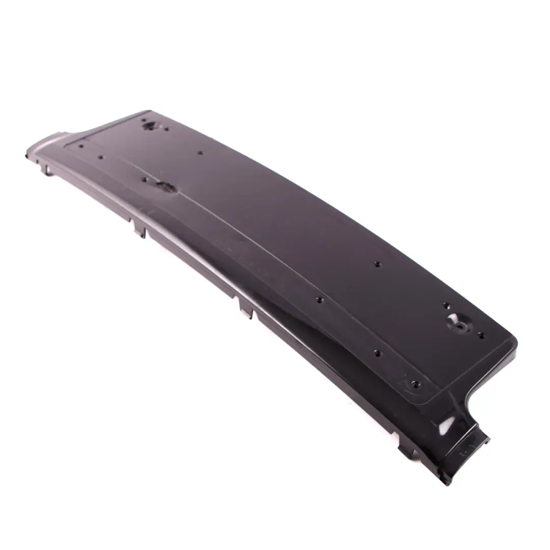 BMW 7 Series E65 E66 Front Bumper Licence Plate Base Black Sapphire 8223229 - SKU 8223229-BS - Part number 7043454