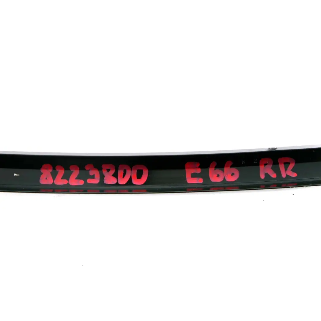  Tira guía ventana BMW E65 E66 trasera izquierda Web Cubierta Trim Negro - SKU 8223800 - Número de pieza 8223800