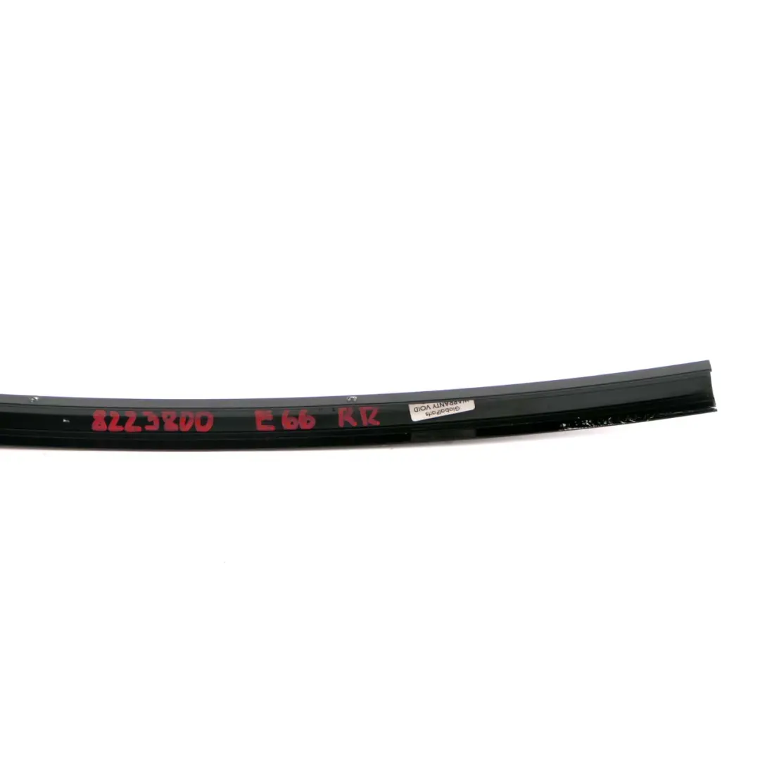  Bande guidage vitre BMW E65 E66 Arrière Gauche Web Couverture Trim Noir - SKU 8223800 - Numéro de pièce 8223800