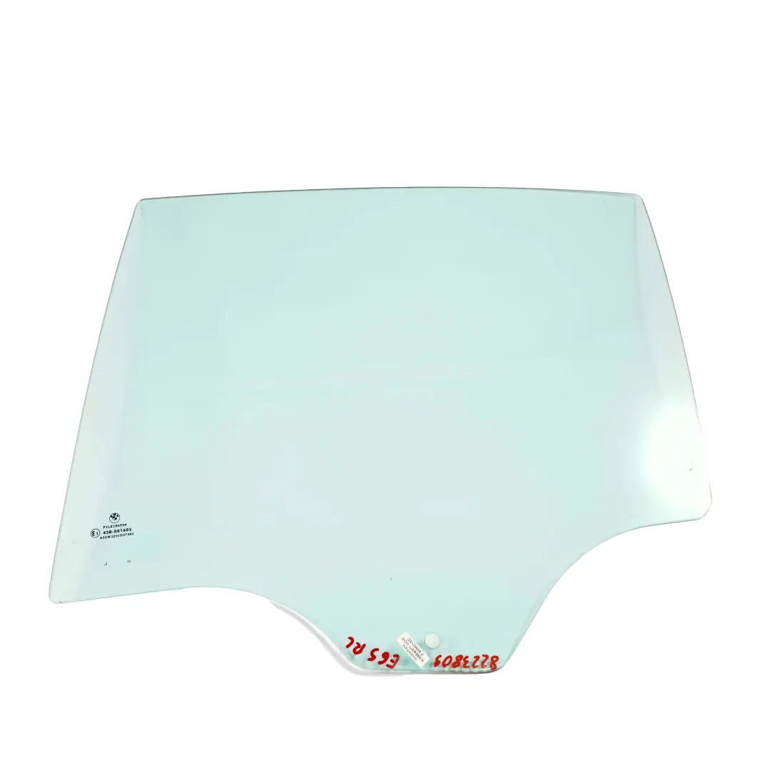vetro del finestrino posteriore sinistro verde AS2 per BMW E65 E66 con numero di parte 8223809 BMW E65 E66 vetro del finestrino posteriore sinistro verde AS2 - SKU 8223809 - Numero di parte 8223809
