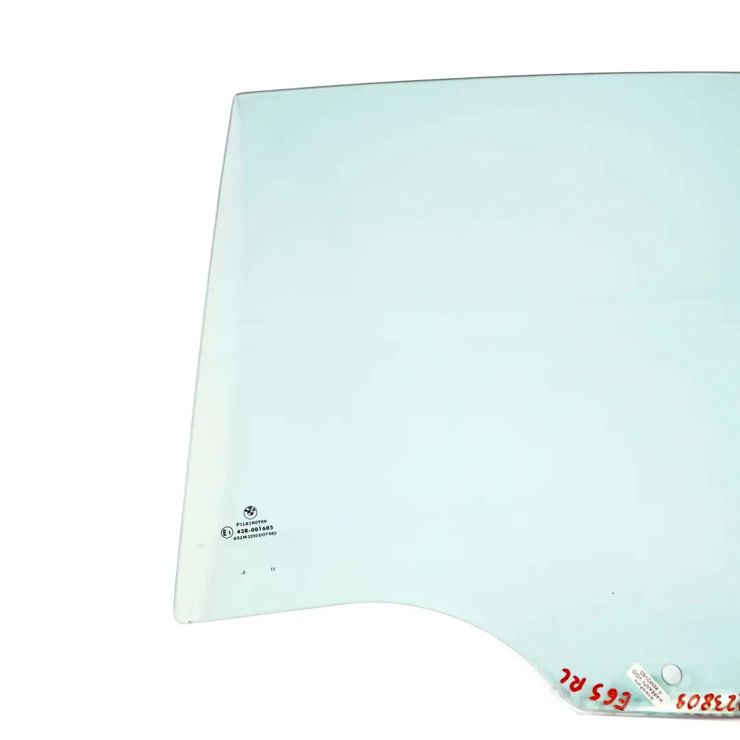 vetro del finestrino posteriore sinistro verde AS2 per BMW E65 E66 con numero di parte 8223809 BMW E65 E66 vetro del finestrino posteriore sinistro verde AS2 - SKU 8223809 - Numero di parte 8223809