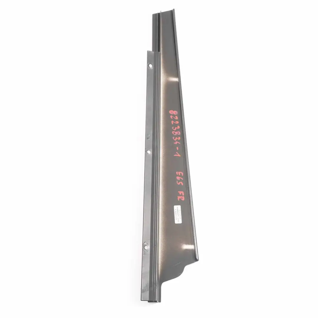BMW E65 E66 Apertura Cornice Finestrino Porta Anteriora Nero - SKU 8223834-1 - Numero di parte 8223834