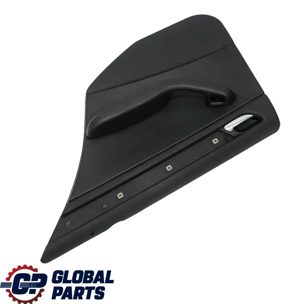 BMW 3 E46 Saloon Rear Right O/S Trim Panel Door Card Leather Montana Black - SKU 8224536 - Part number 8224536