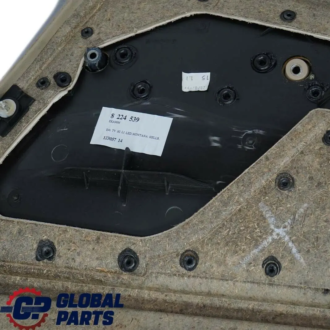 BMW 3 E46 Berlina Touring Panel Trasero Izquierdo Puerta Tarjeta Cuero Beige - SKU 8224539 - Número de pieza 8224539