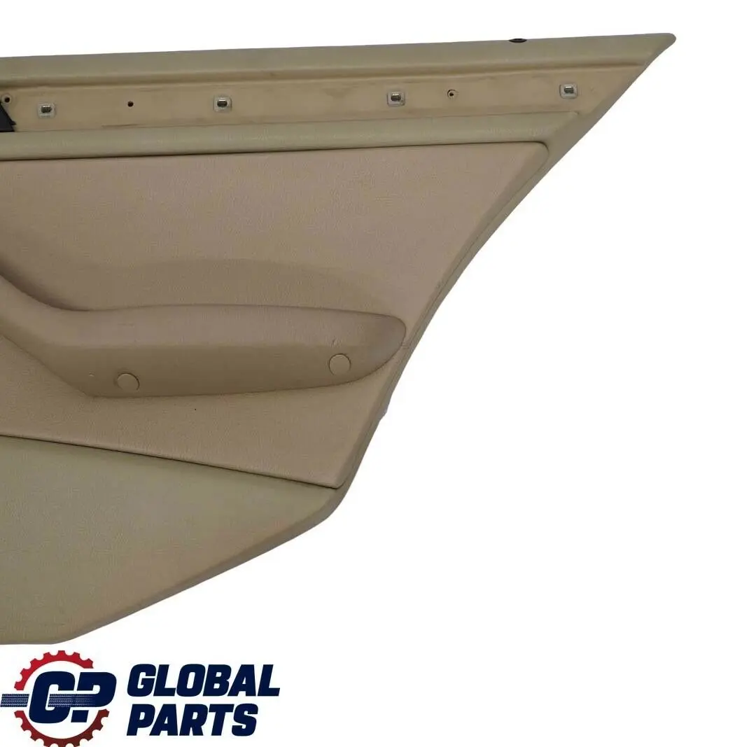 Right O/S Trim Panel Door Card Leather Beige to BMW 3 E46 Saloon Touring Rear with Part number 8224540 BMW 3 E46 Saloon Touring Rear Right O/S Trim Panel Door Card Leather Beige - SKU 8224540 - Part number 8224540