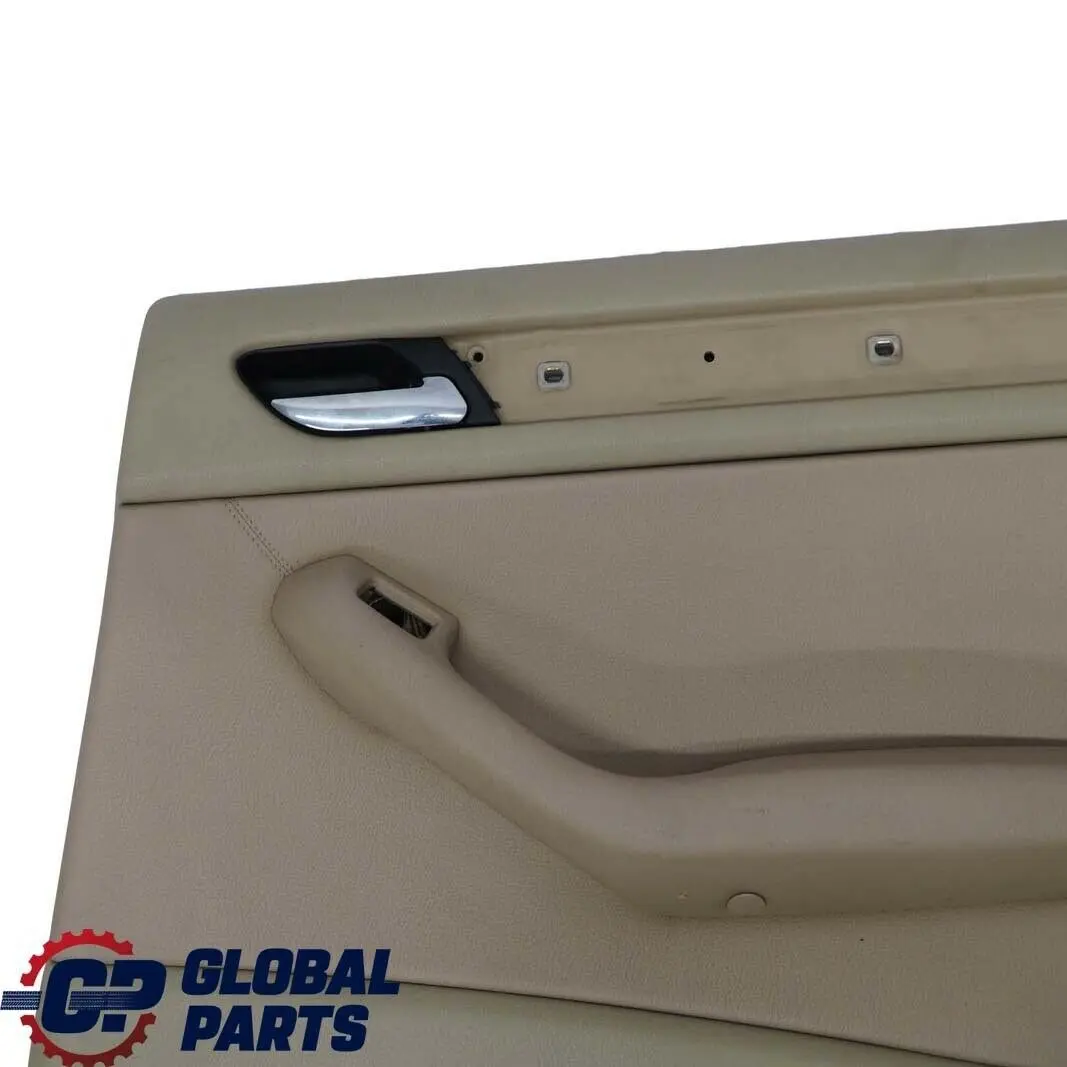 BMW 3 E46 Limousine Kombi Türverkleidung Hinten Rechts Leder Montana Beige - SKU 8224540 - Teilenummer 8224540
