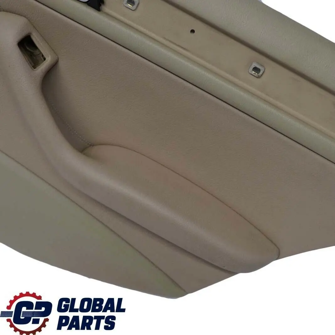Right O/S Trim Panel Door Card Leather Beige to BMW 3 E46 Saloon Touring Rear with Part number 8224540 BMW 3 E46 Saloon Touring Rear Right O/S Trim Panel Door Card Leather Beige - SKU 8224540 - Part number 8224540