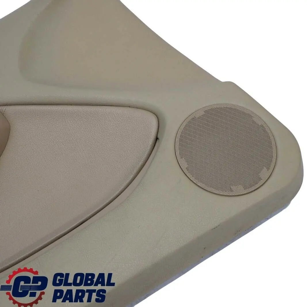BMW 3 E46 Saloon Touring Front Left N/S Trim Panel Door Card Leather Beige - SKU 8224599 - Part number 8224599