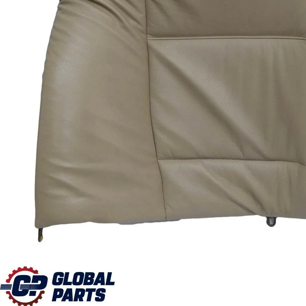 BMW 3 E46 Saloon Rear Seat Back Backrest Cover Leather Montana Light Beige - SKU 8225910 - Part number 8225910