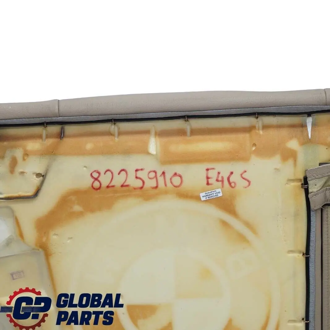 Reihe E46 Limousine Rücksitz Lehne Bezug Leder Montana Hellbeige Beige für BMW 3 mit Teilenummer 8225910 BMW 3 Reihe E46 Limousine Rücksitz Lehne Bezug Leder Montana Hellbeige Beige - SKU 8225910 - Teilenummer 8225910