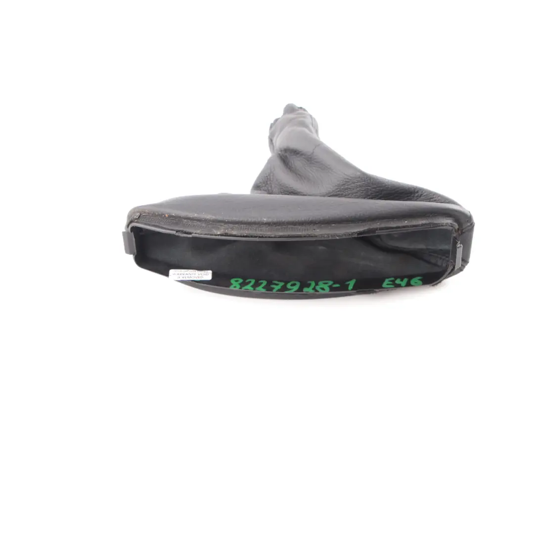 BMW E46 Handbrake Lever Cover Black Leather - SKU 8227928-1 - Part number 8227928