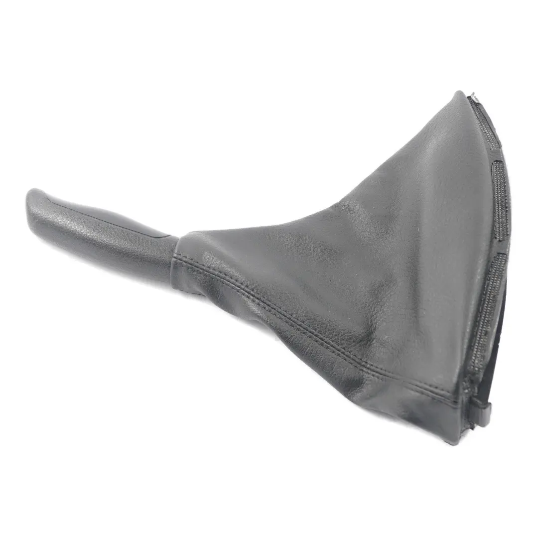 Leather Handbrake Lever Cover Black Trim Panel to BMW E46 with Part number 8227928 BMW E46 Leather Handbrake Lever Cover Black Trim Panel - SKU 8227928 - Part number 8227928