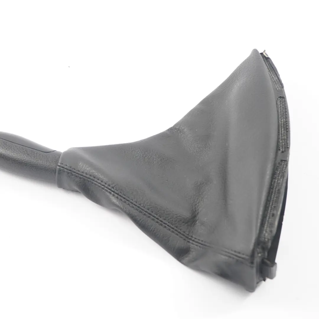 BMW E46 Leder Handbremshebel Abdeckung Schwarz Trim Panel - SKU 8227928 - Teilenummer 8227928